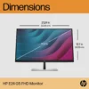 HP E24 G5 23.8 inch FHD Monitor